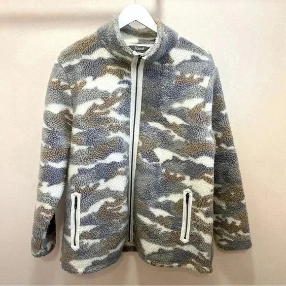 Natural Reflections Camo Sherpa Full-Zip Jacket for Ladies XL - Picture 1 of 6